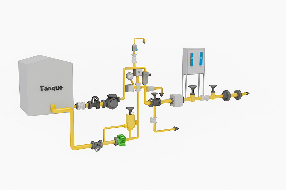 Diseño 3d sistema medición fiscal. Demo. Ing. Rosmell negrin